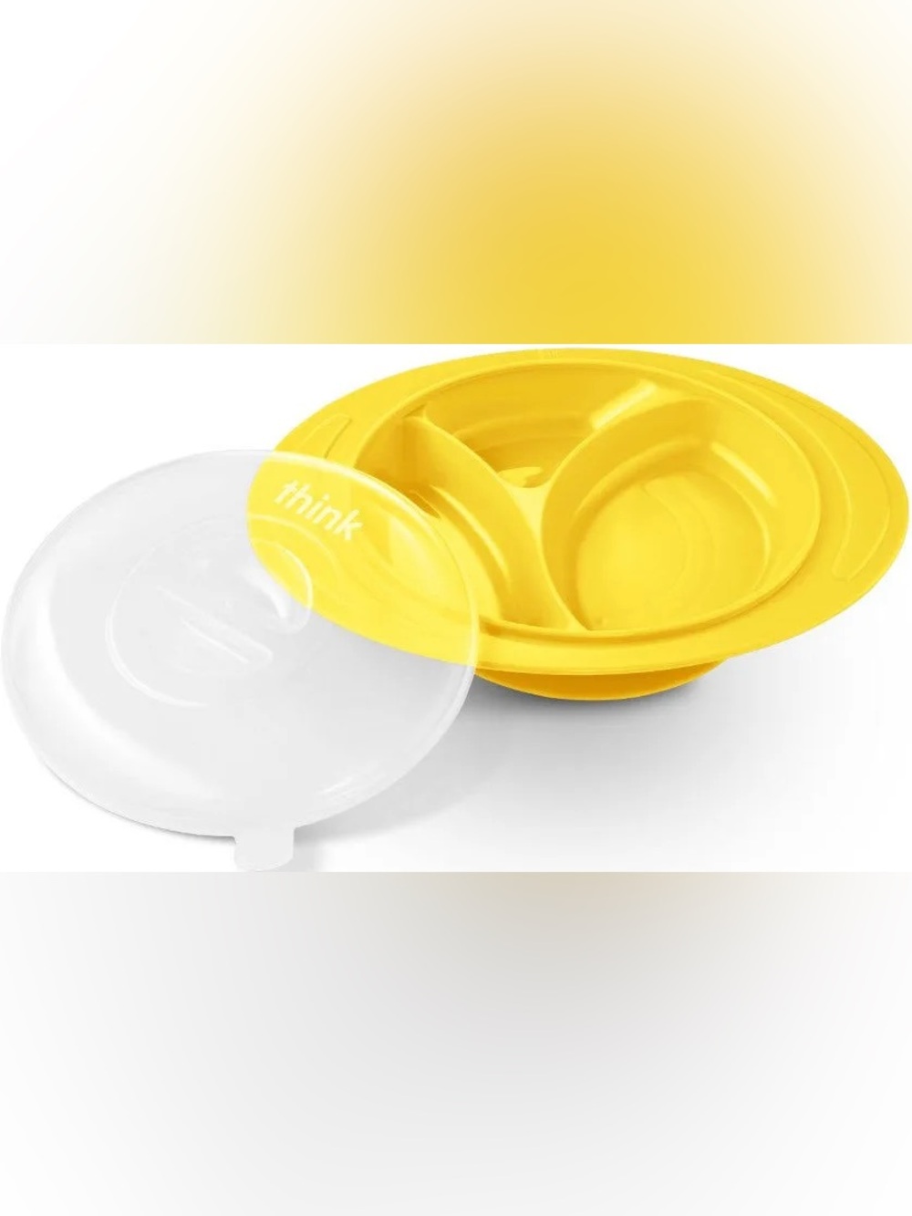 Think! Convertible Suction Plate for Babies and kids in Yellow